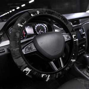Haiti Map Camouflage Steering Wheel Cover Unique Style - African Pride