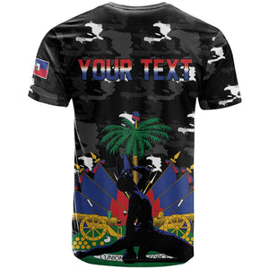 Personalized Haiti Map Camouflage T shirt Unique Style - African Pride