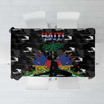Haiti Map Camouflage Tablecloth Unique Style - African Pride