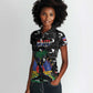 Personalized Haiti Map Camouflage Women Polo Shirt Unique Style - African Pride