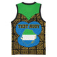 Sierra Leone Independence Day 2024 Basketball Jersey Happy 63rd Anniversary African Pattern - African Pride