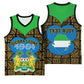 Sierra Leone Independence Day 2024 Basketball Jersey Happy 63rd Anniversary African Pattern - African Pride