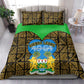 Sierra Leone Independence Day 2024 Bedding Set Happy 63rd Anniversary African Pattern