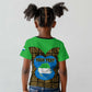 Sierra Leone Independence Day 2024 Kid T shirt Happy 63rd Anniversary African Pattern