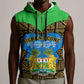 Sierra Leone Independence Day 2024 Sleeveless Zip Hoodie Happy 63rd Anniversary African Pattern - African Pride