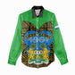 Sierra Leone Independence Day 2024 Women Casual Shirt Happy 63rd Anniversary African Pattern LT01
