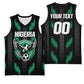 Custom Football Nigeria Basketball Jersey Soar Super Eagles
