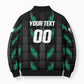 Custom Football Nigeria Bomber Puffer Jacket Soar Super Eagles