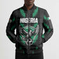 Custom Football Nigeria Bomber Puffer Jacket Soar Super Eagles