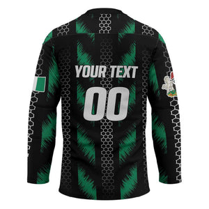 Custom Football Nigeria Hockey Jersey Soar Super Eagles