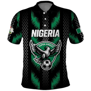 Custom Football Nigeria Polo Shirt Soar Super Eagles