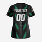 Custom Football Nigeria Scrub Top Soar Super Eagles