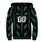 Custom Football Nigeria Sherpa Hoodie Soar Super Eagles