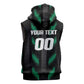 Custom Football Nigeria Sleeveless Hoodie Soar Super Eagles