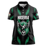 Custom Football Nigeria Women Polo Shirt Soar Super Eagles