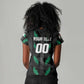 Custom Football Nigeria Women V-Neck T-Shirt Soar Super Eagles