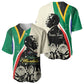 Personalized Nelson Mandela Day Baseball Jersey South Africa Vintage Stylized
