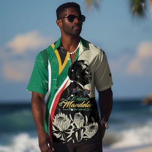 Personalized Nelson Mandela Day Hawaiian Shirt South Africa Vintage Stylized