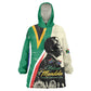 Personalized Nelson Mandela Day Kid Wearable Blanket Hoodie South Africa Vintage Stylized