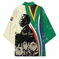 Personalized Nelson Mandela Day Kimono South Africa Vintage Stylized