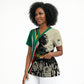 Personalized Nelson Mandela Day Scrub Top South Africa Vintage Stylized