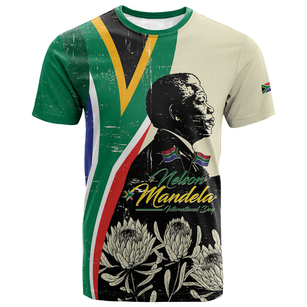 Personalized Nelson Mandela Day T shirt South Africa Vintage Stylized