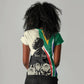 Personalized Nelson Mandela Day Women V-Neck T-Shirt South Africa Vintage Stylized