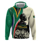 Personalized Nelson Mandela Day Zip Hoodie South Africa Vintage Stylized