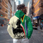 Personalized Nelson Mandela Day Zip Hoodie South Africa Vintage Stylized