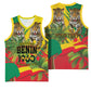 Personalised Benin August 1st 1960 Basketball Jersey Happy Independence Day
