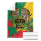 Benin August 1st 1960 Blanket Happy Independence Day