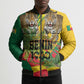 Personalised Benin August 1st 1960 Bomber Puffer Jacket Happy Independence Day