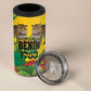 Personalised Benin August 1st 1960 4 in 1 Can Cooler Tumbler Happy Independence Day