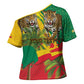 Personalised Benin August 1st 1960 Cross Shoulder Shirt Happy Independence Day