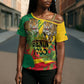 Personalised Benin August 1st 1960 Cross Shoulder Shirt Happy Independence Day