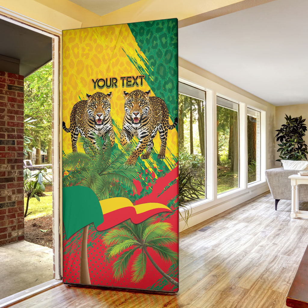 Personalised Benin August 1st 1960 Door Cover Happy Independence Day