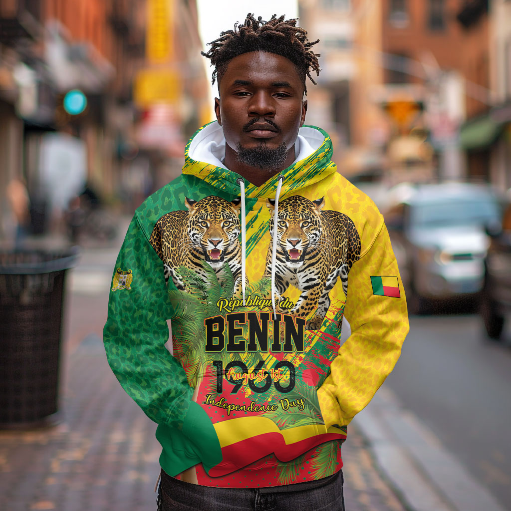 Personalised Benin August 1st 1960 Hoodie Happy Independence Day