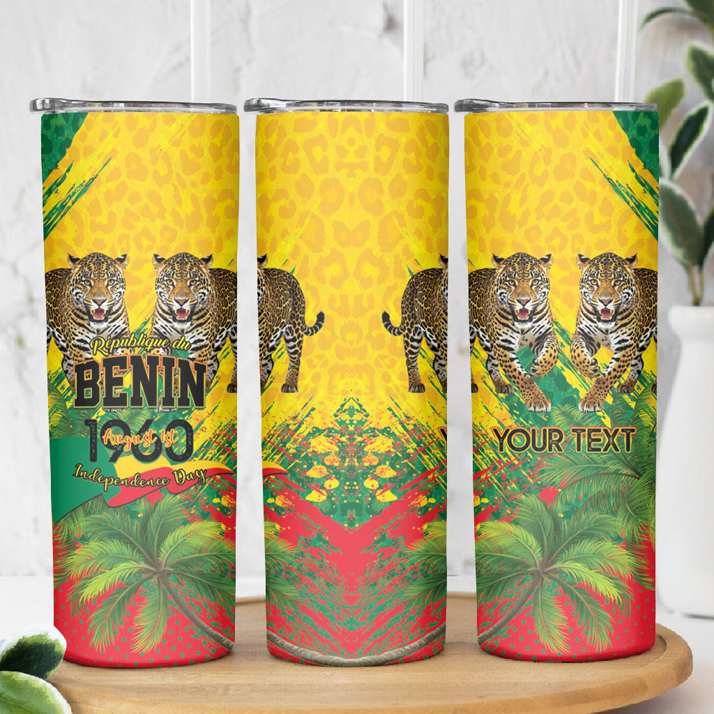 Personalised Benin August 1st 1960 Skinny Tumbler Happy Independence Day