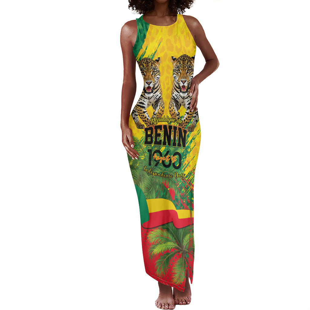 Personalised Benin August 1st 1960 Tank Maxi Dress Happy Independence Day