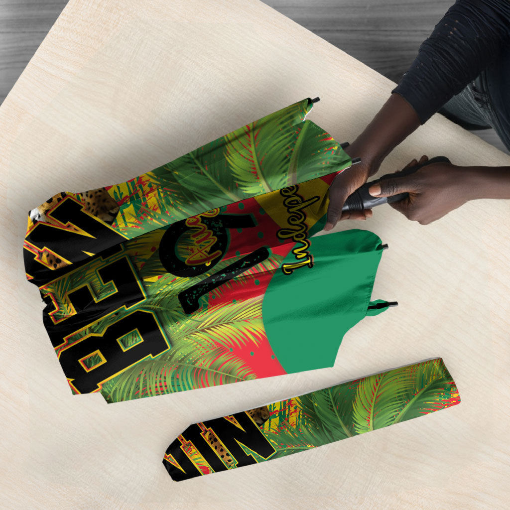 Benin August 1st 1960 Umbrella Happy Independence Day