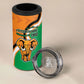 Personalised Ivory Coast August 7th 1960 4 in 1 Can Cooler Tumbler Happy Independence Day