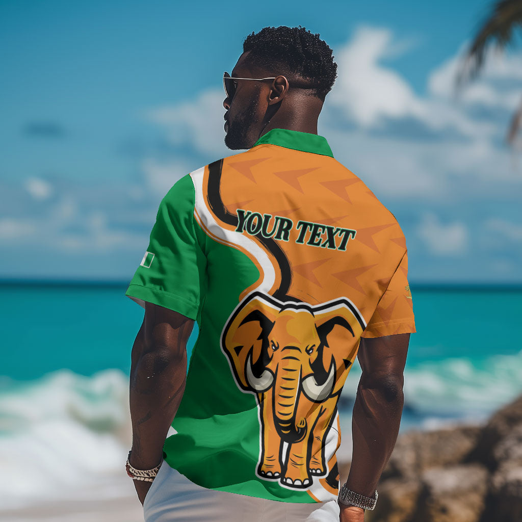 Personalised Ivory Coast August 7th 1960 Hawaiian Shirt Happy Independence Day