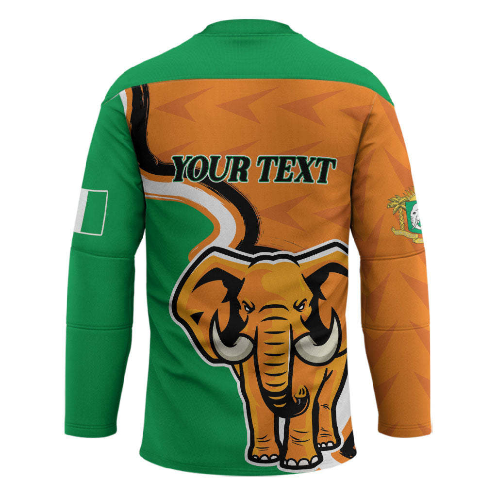 Personalised Ivory Coast August 7th 1960 Hockey Jersey Happy Independence Day