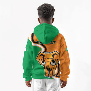Personalised Ivory Coast August 7th 1960 Kid Hoodie Happy Independence Day