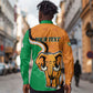 Personalised Ivory Coast August 7th 1960 Long Sleeve Button Shirt Happy Independence Day