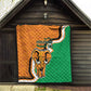 Ivory Coast August 7th 1960 Quilt Happy Independence Day