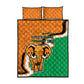 Ivory Coast August 7th 1960 Quilt Bed Set Happy Independence Day
