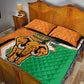 Ivory Coast August 7th 1960 Quilt Bed Set Happy Independence Day