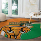 Ivory Coast August 7th 1960 Round Carpet Happy Independence Day