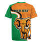 Personalised Ivory Coast August 7th 1960 Rugby Jersey Happy Independence Day